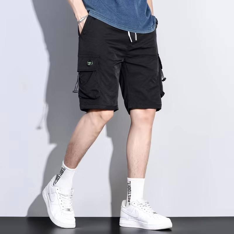 Bingshi four -point shorts Men's summer thin exterior wearing gradient color summer quick -drying workball basketball pentacar pants