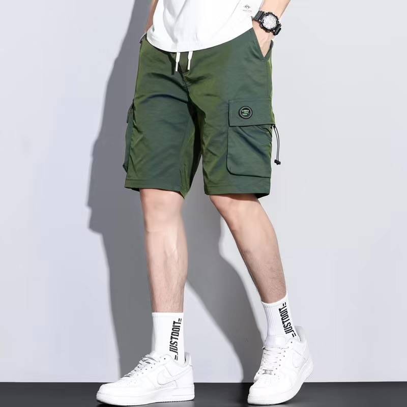 Bingshi four -point shorts Men's summer thin exterior wearing gradient color summer quick -drying workball basketball pentacar pants
