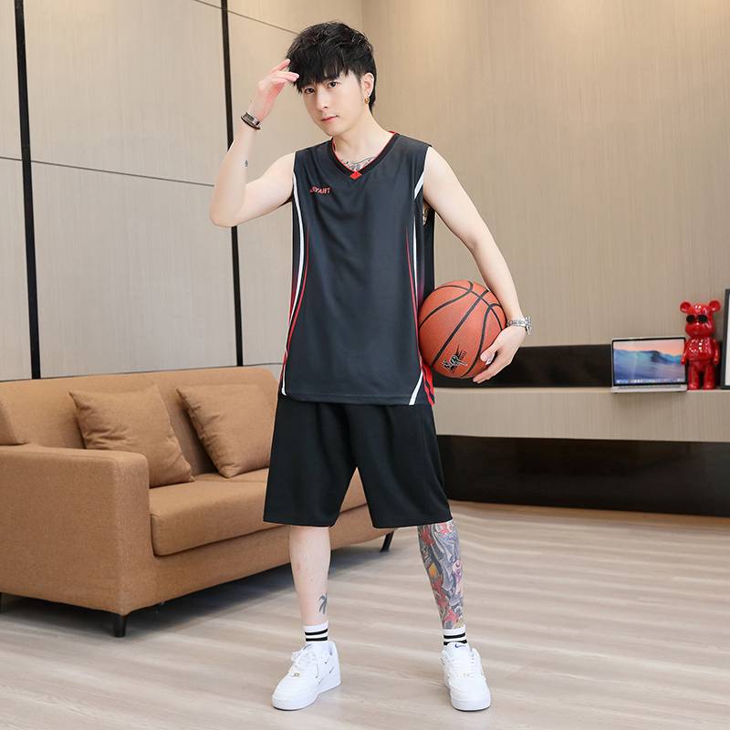 Llj-8028 black (top+shorts)