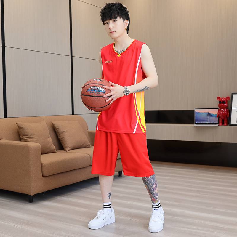 Llj-8028 red (top+shorts)