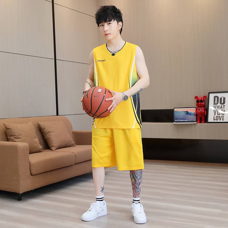 Llj-8028 yellow (top+shorts)