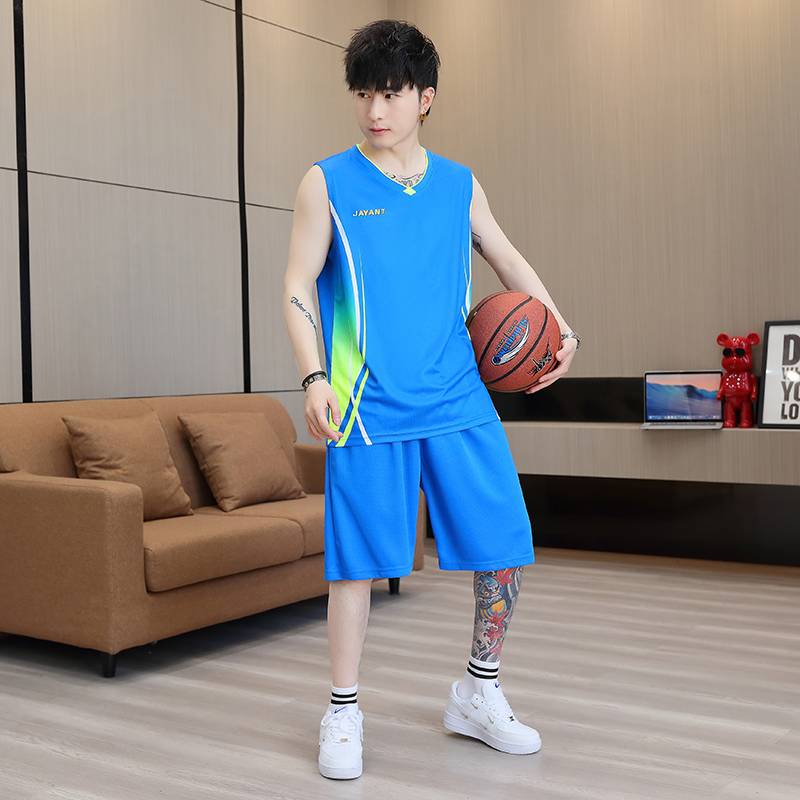 Llj-8028 blue (top+shorts)