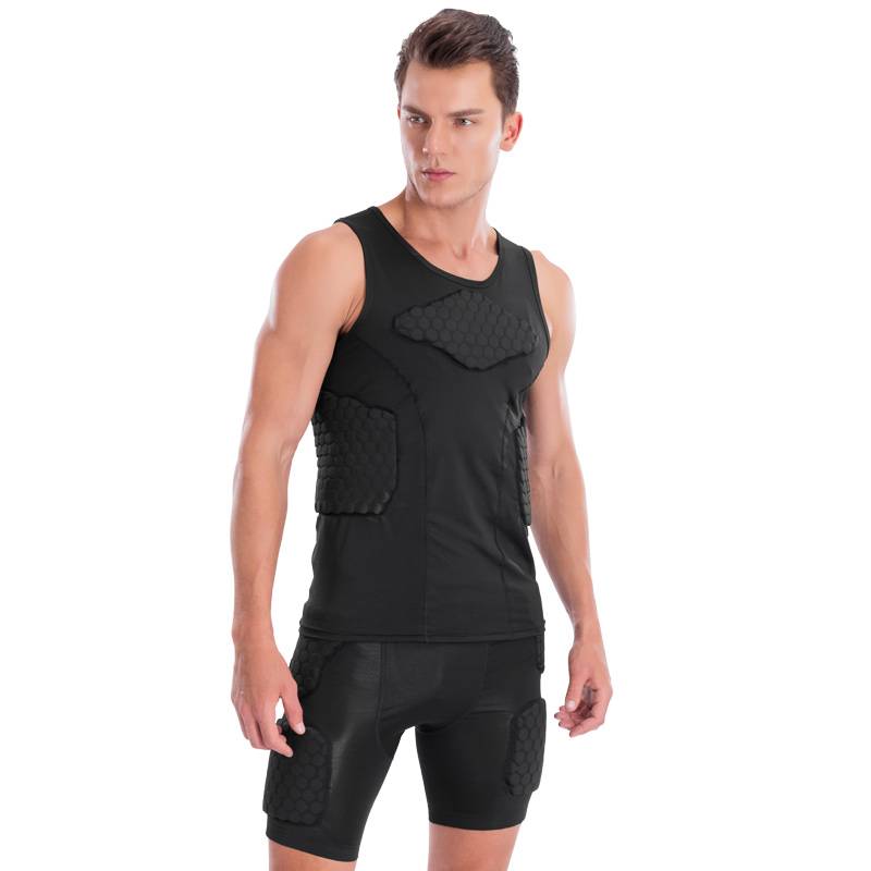 Collision-protective vests for chest-backed bees and basketball-preventing sweat and high-bullet-dry gym equipment