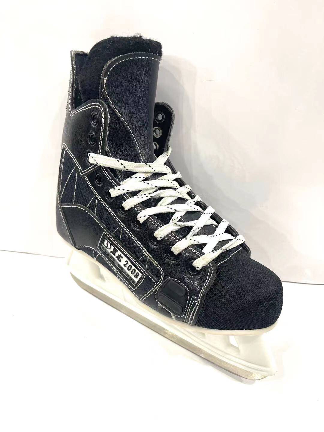 Black Dragon hockey knife, old stock of ice cream shoes, adult primary hockey shoes, ice ice cream shoes