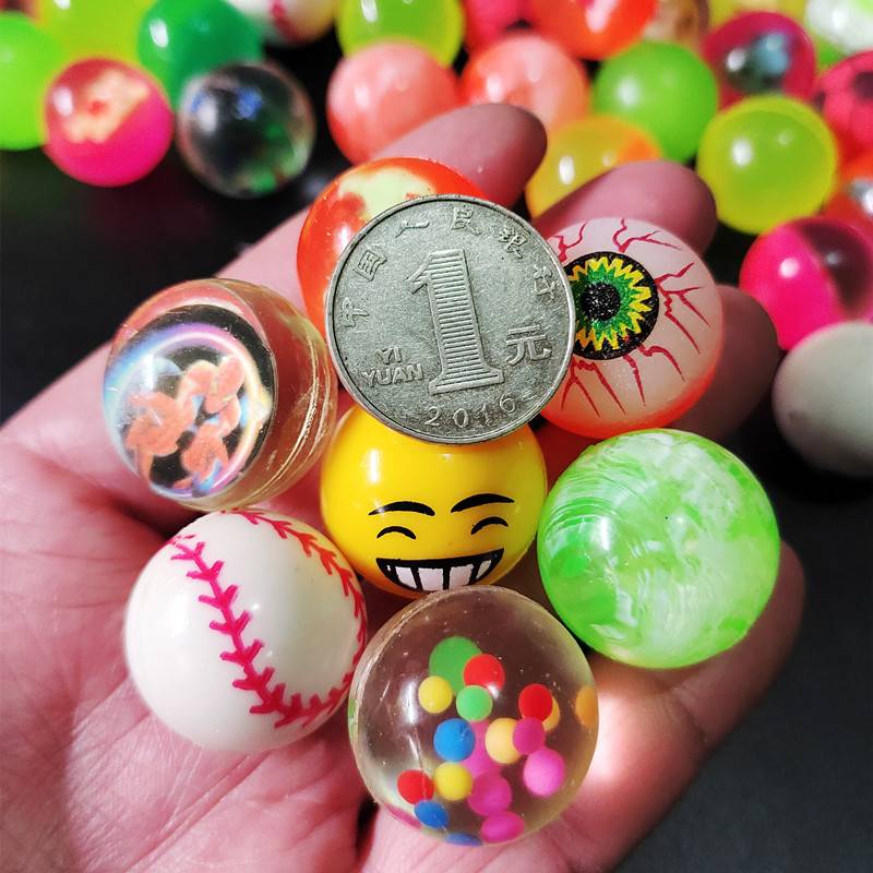 Factory 27 Elastic Ball Floating Sea Land Locho Paradise Rainbow Machine Haidilao Coin Pack Machine Toy Ball