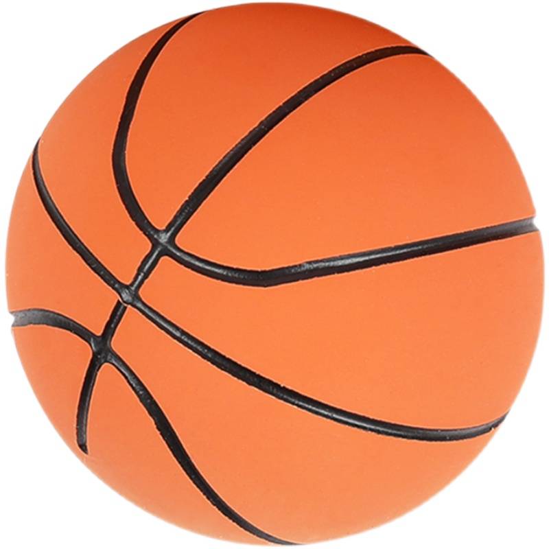 Vental decompression rubber elastic ball without inflatable 6cm6 cm small high elastic children's small basketball racket