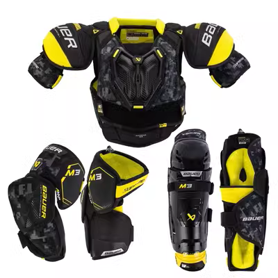 Three -piece set of adolescent S code protective gear