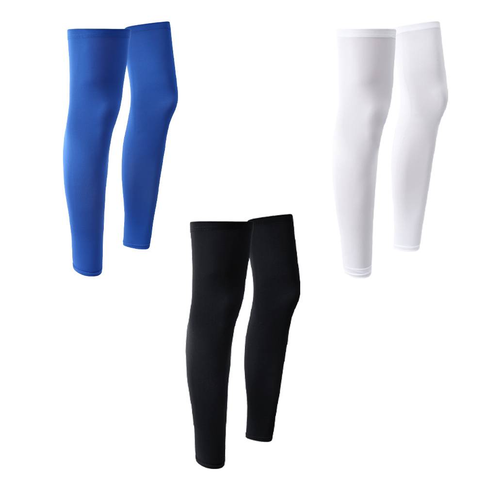 Summer outdoor ride sunscreen leg cover basketball knee pad running legged cold socks covered with ice silk sleeve sleeve
