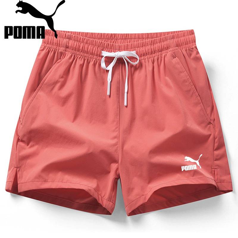 Summer sports ice silk loose short pants men's basketball running training three -pointer pants female thin fast dry casual beach pants