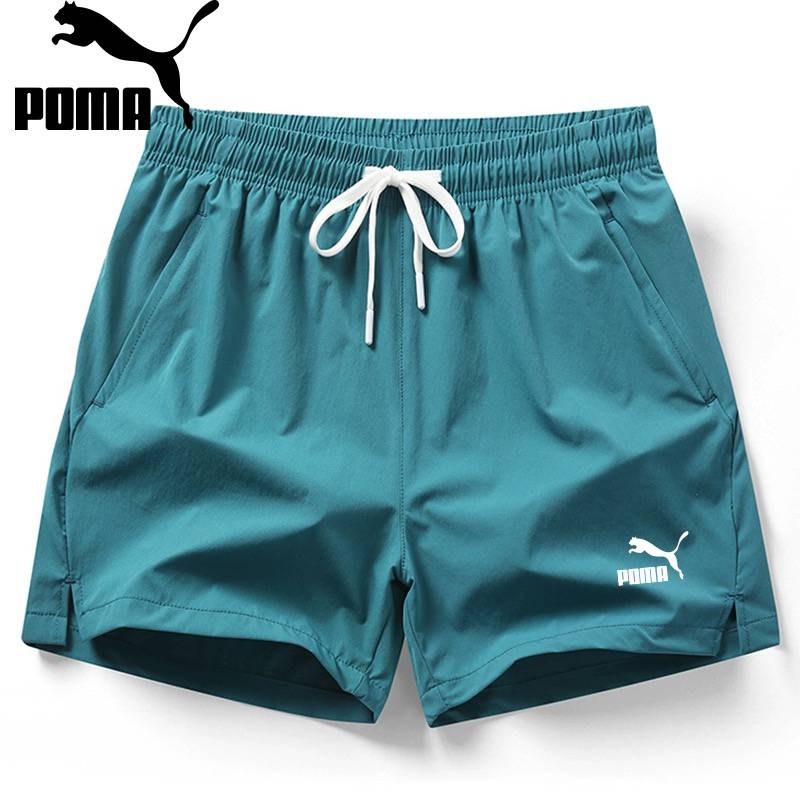 Summer sports ice silk loose short pants men's basketball running training three -pointer pants female thin fast dry casual beach pants
