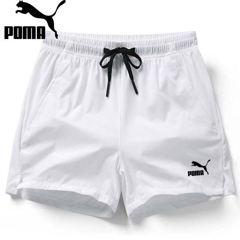 Summer sports ice silk loose short pants men's basketball running training three -pointer pants female thin fast dry casual beach pants