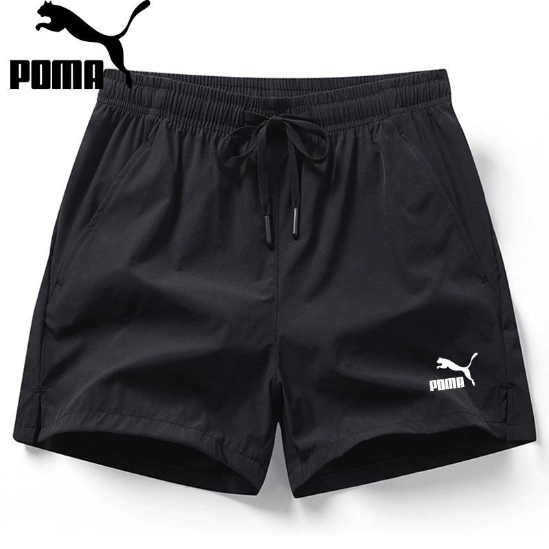 Summer sports ice silk loose short pants men's basketball running training three -pointer pants female thin fast dry casual beach pants