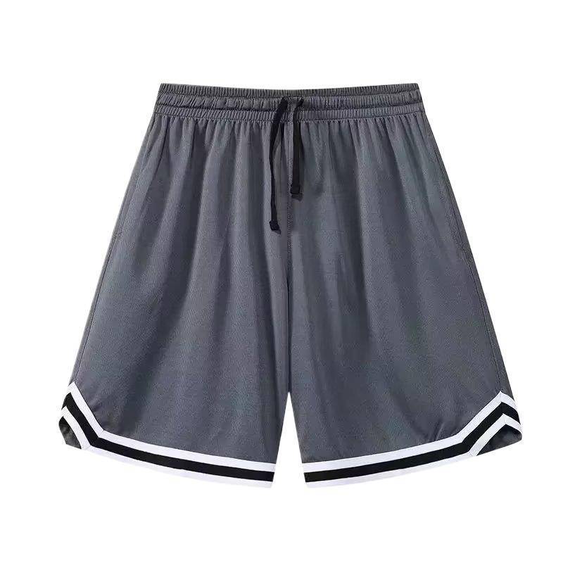 Basketball shorts Men's loose summer tide boys, boys fast -drying American men's ice silk casual pants pants pants