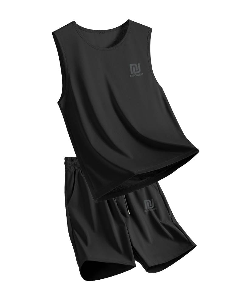 JR True Veter Vest Male Ice Speed Speed Sports Skin Summer Men's Basketball Uniform Fitness Sleeveless T Shit