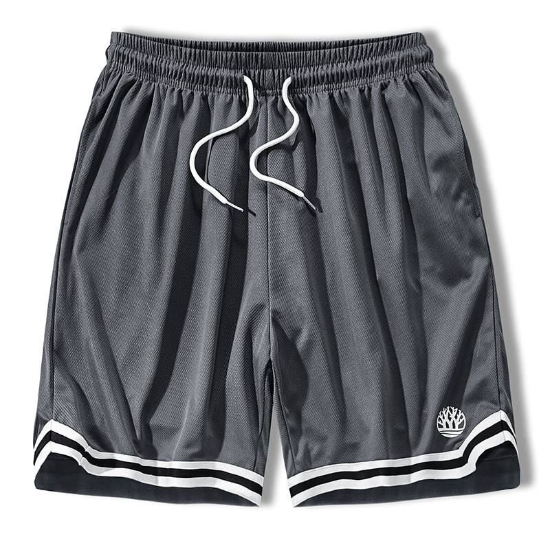 Fat Basketball Short Skin Men's Summer Fat Loose Loose Big size Ice Silk Pants Pants Add Fat Training Pants