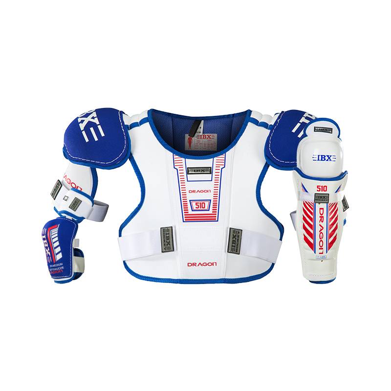 IBX Adult Children's Ice Hockey Protective 510 three -piece set of breasts, clothing, elbow, leggings, land roller skating equipment full set