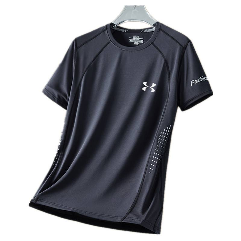 2024 Summer Bingshi breathable sports Andma Men's Pure Speed Dry Badminton Short Sleeve T -shirt