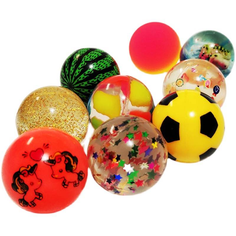Factory 45mm Plaster Ball Gacha Machine Coin Petuper Special Bouncing Ball Ball Gift Ball Poly Ball Jummer Toy Ball