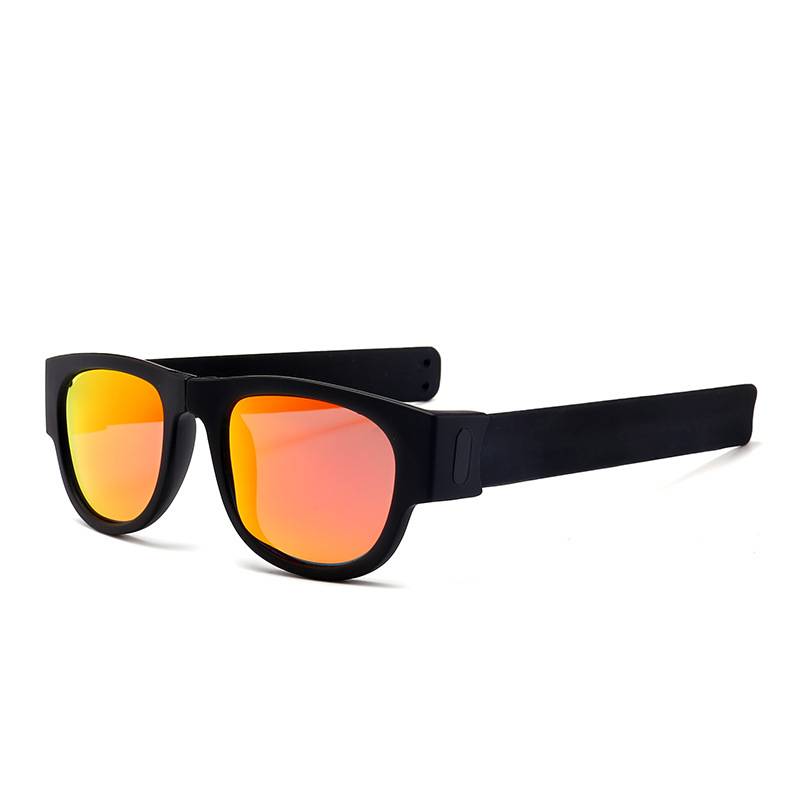 Cycling running color sunglasses folding polarizer Folding sunglasses