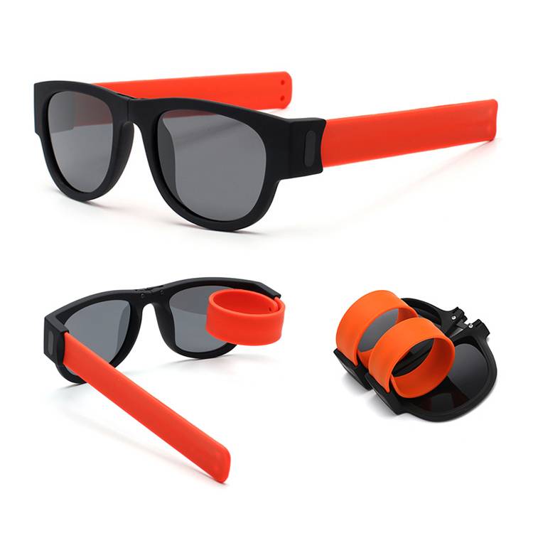 Black frame orange leg (polarized)