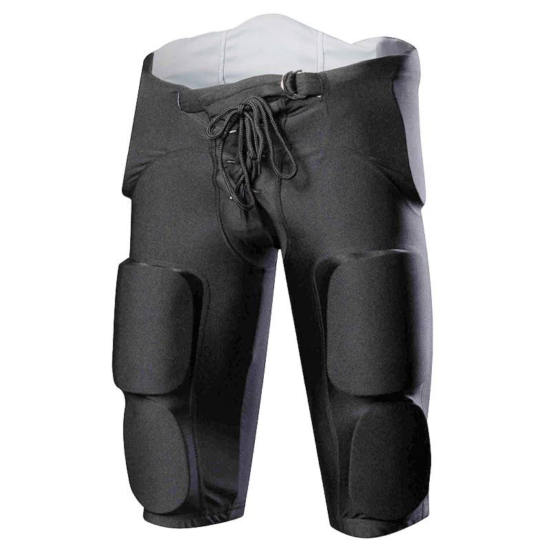 Explosion football anti -pants British American football protective gear ice hockey clothing seven shock absorption leg protective gear equipment