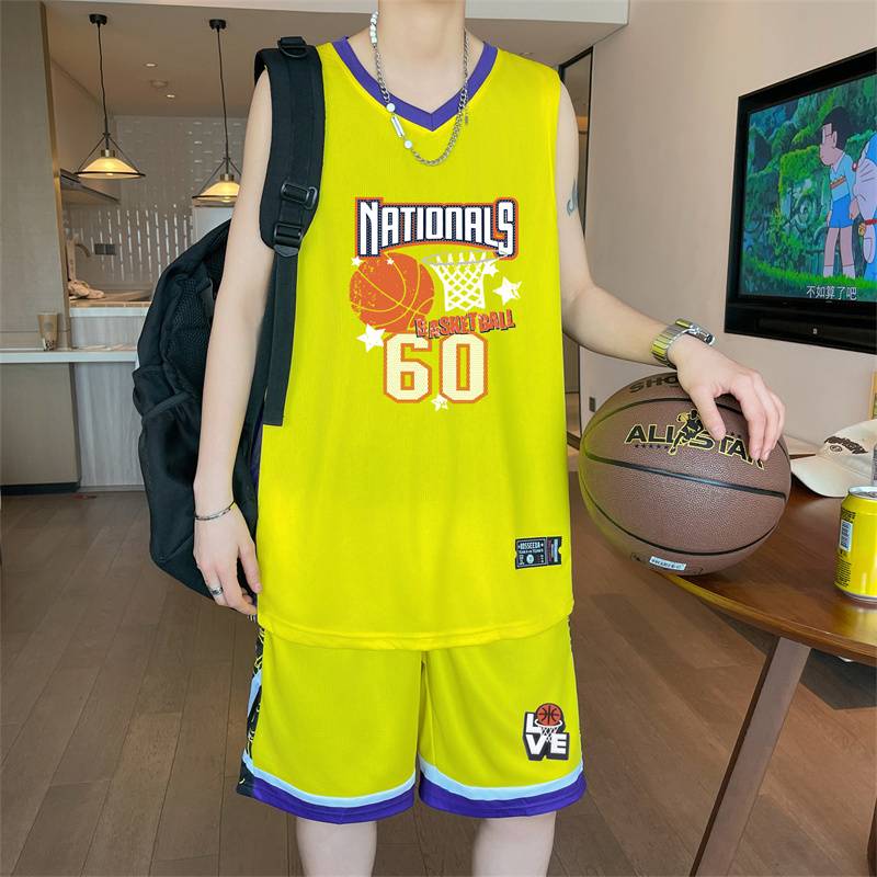 B033 yellow (top+shorts)