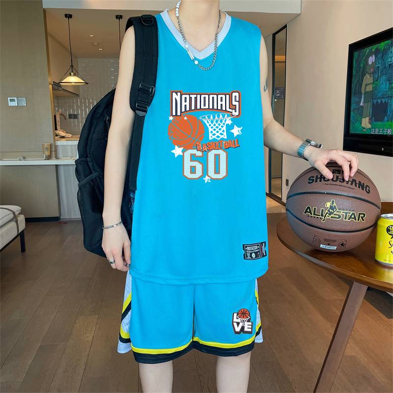 B033 Light Lake Blue (top+shorts)