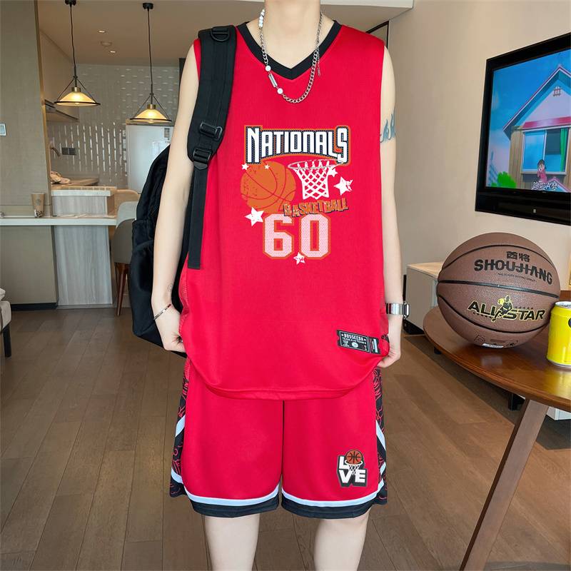 B033 red (top+shorts)