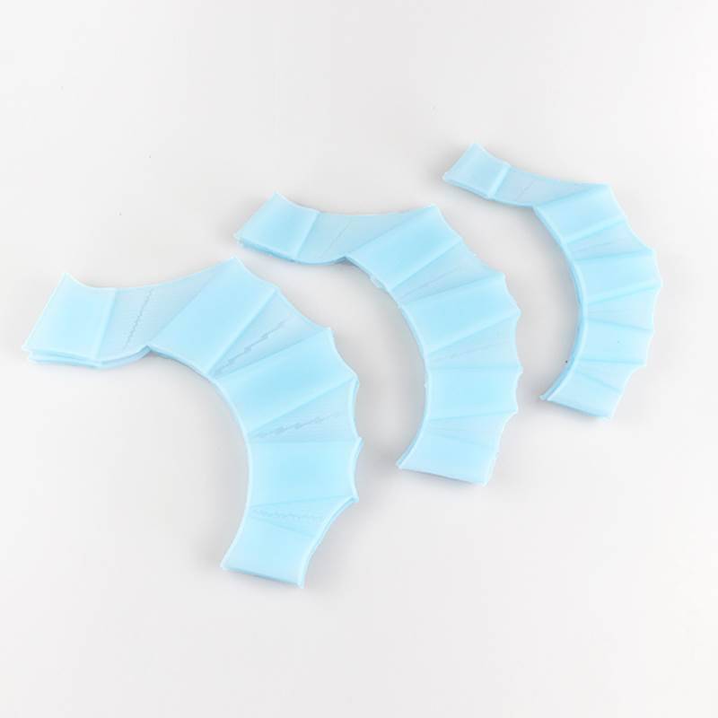 Swimming equipment free swimming palm Silicone Silicone Flying Fish Handle Gloves Duck Palm Training Diving Half -Fingers Frog