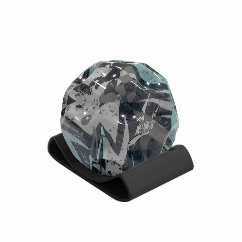 Wrist elastic ball with rope rubber lunar stone children's wrist ball player throw back force ball men's toys