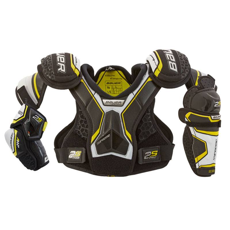 Special offer BAUER 1S 2S Pro Children's Ice Hockey Bust Bun Baoer Competition Class Elberry Elbow