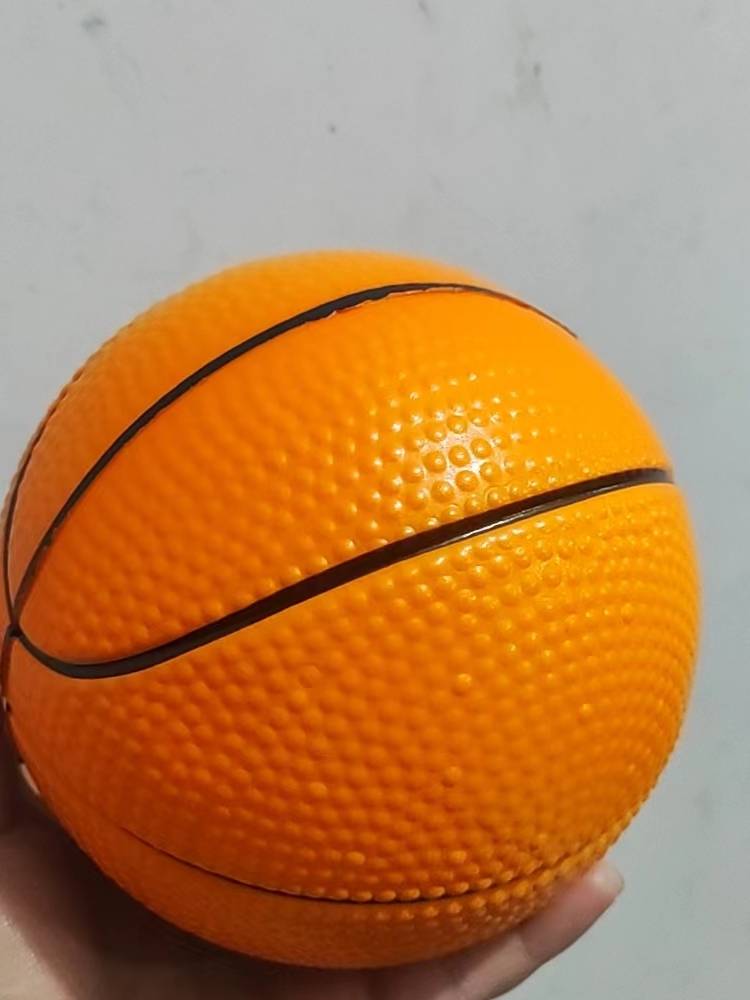 10cm sponge ball basketball PU elastic football non -toxic ball non -toxic ball Kindergarten solid soft foam ball solution children's pressure toys