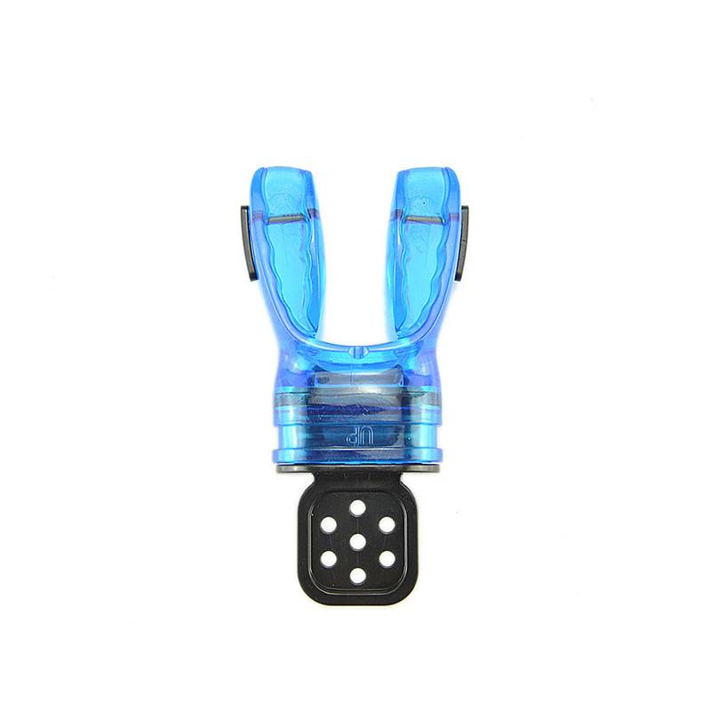 Plastic bite mouth blue