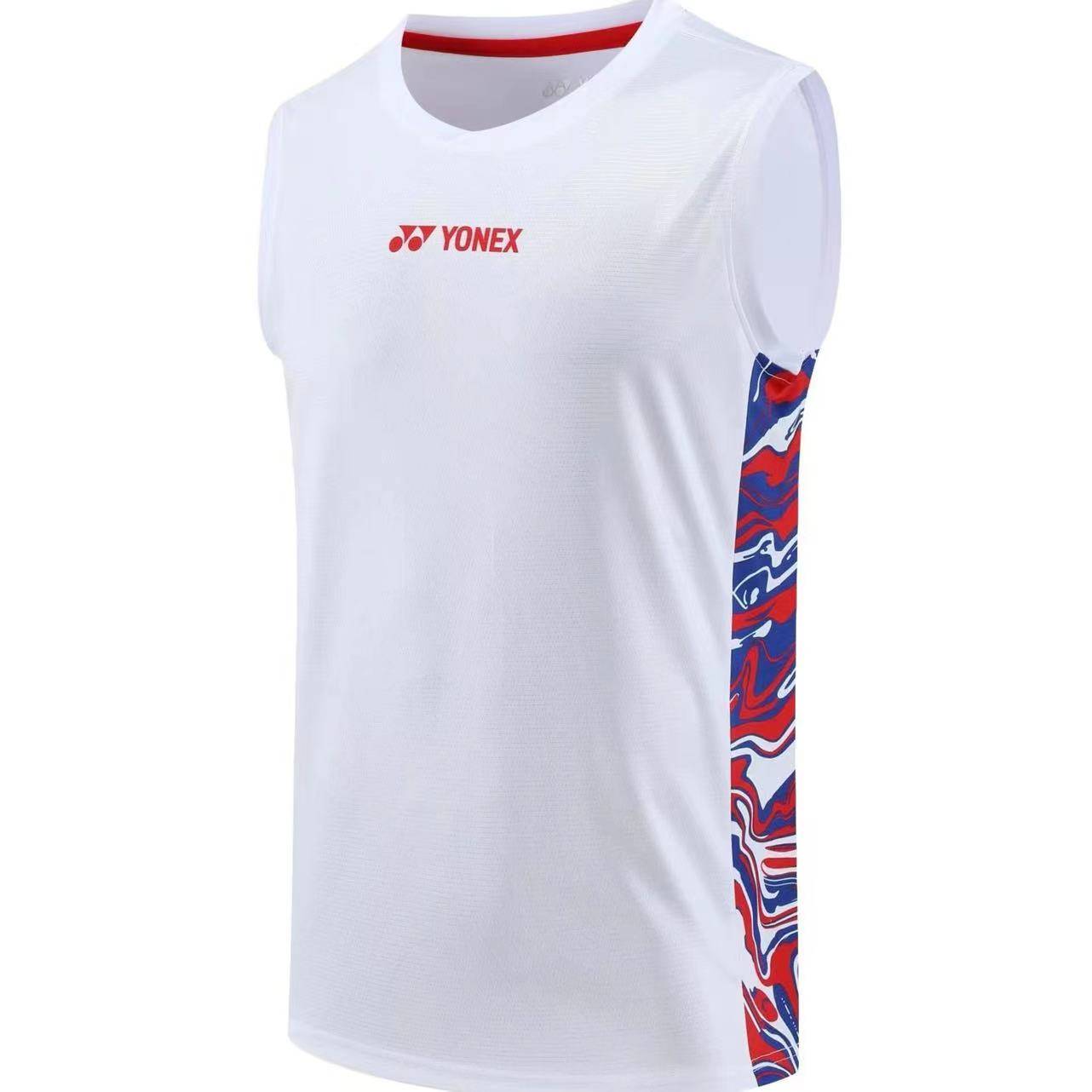 2024yy new sleeveless badminton clothing men's speed dry air -drying training competition custom vest