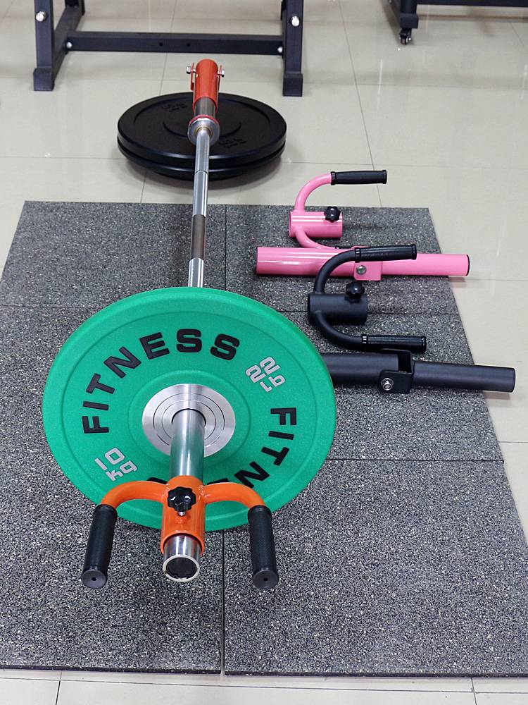 Hard pull rowing barbell back handle T -shaped double -handed P -shaped handbarbell bar cannon cannon cannon