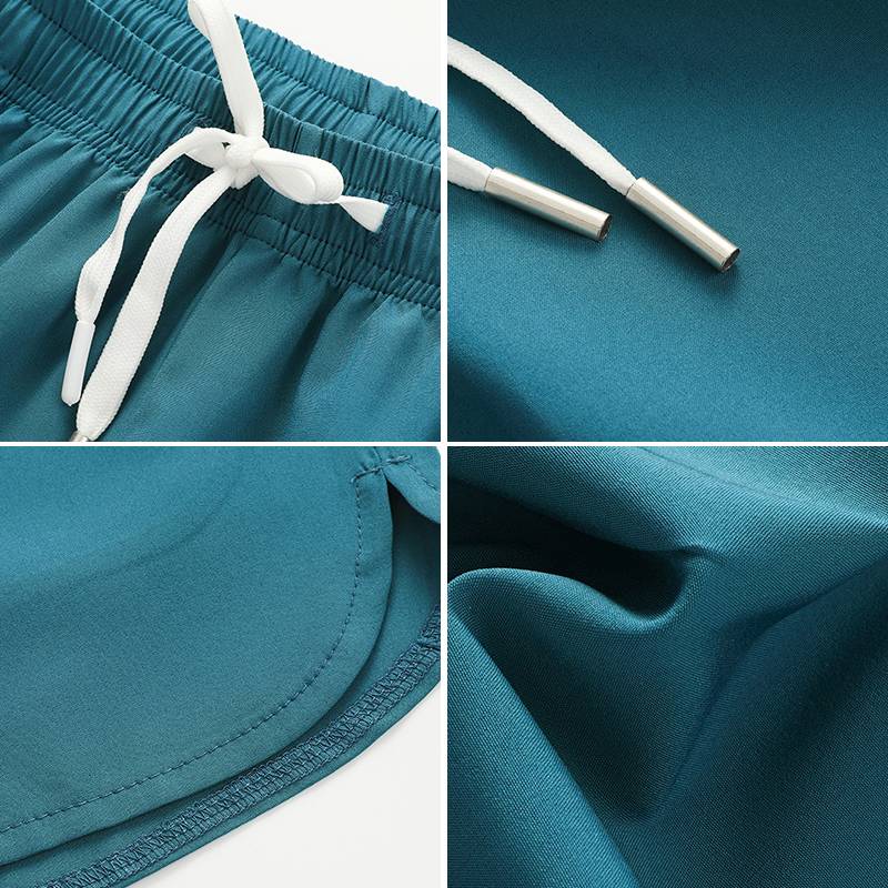NASA co -branded summer ice silk fast dry sports shorts, but knee -point pants, basketball running fitness leisure pants