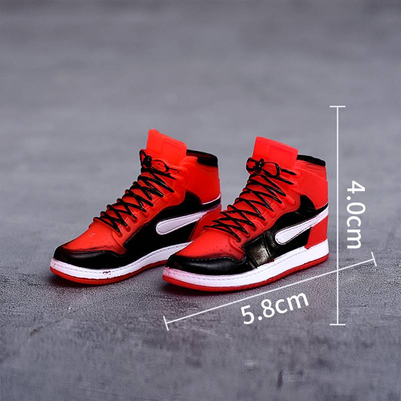 Black red sneakers 5 pairs