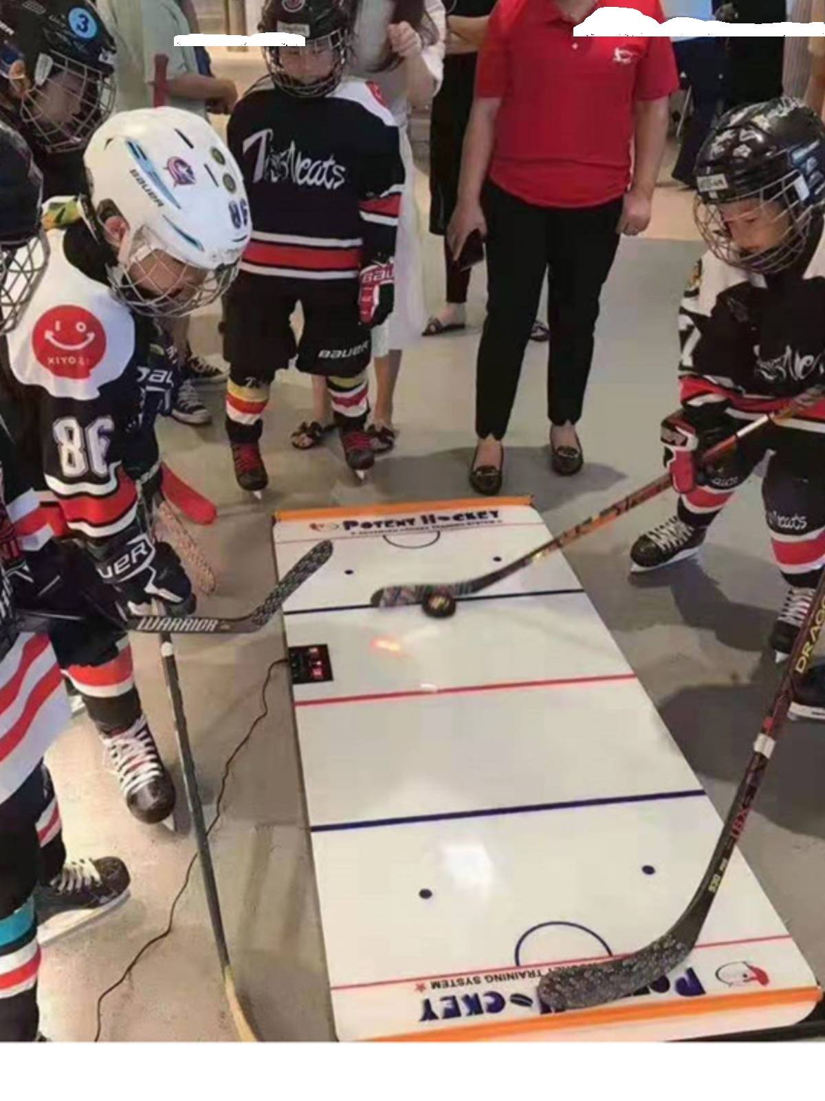 POTENT Tengte Electronic Board Smart Portable Portable Ice Hockey Fit Training Board Shooting Cushion Home