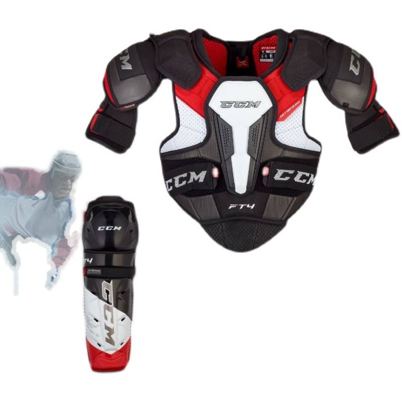 CCM FT4 Ice Hockey Protective Beckles Elbow Protective Elbow Children Ice Hockey Training Competition ice hockey protective FT6 predecessor