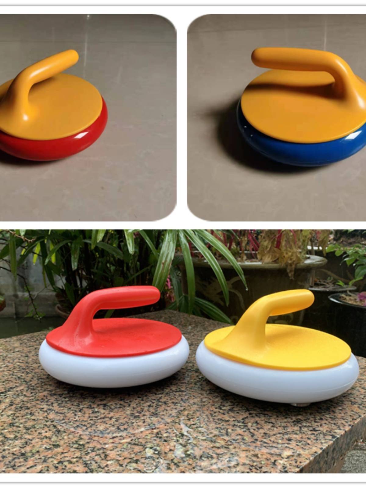 Dry land curling ground pot ball balls, beads ice ice table, simulation ice surface standard sports track, land curling
