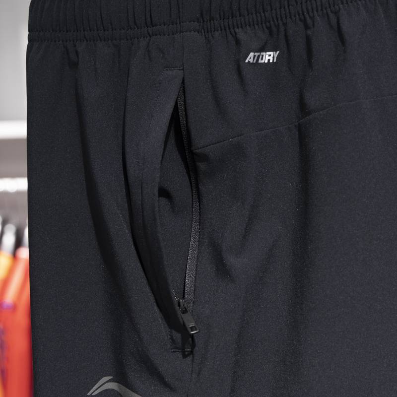 Li Ning Sports Pants 2023 Summer Badminton Fitness Series Men's Bingshi Dry Straight Pants Aykt525