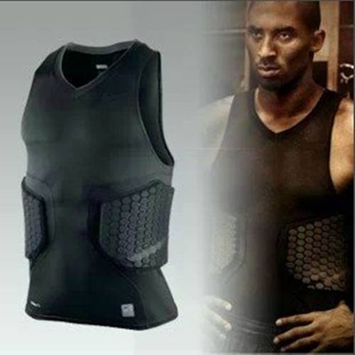 Basketball honeycomb anti -collision vest, chest care, short panties, fast dry training protective gear protection Howard clothes, anti -collision pants, waist