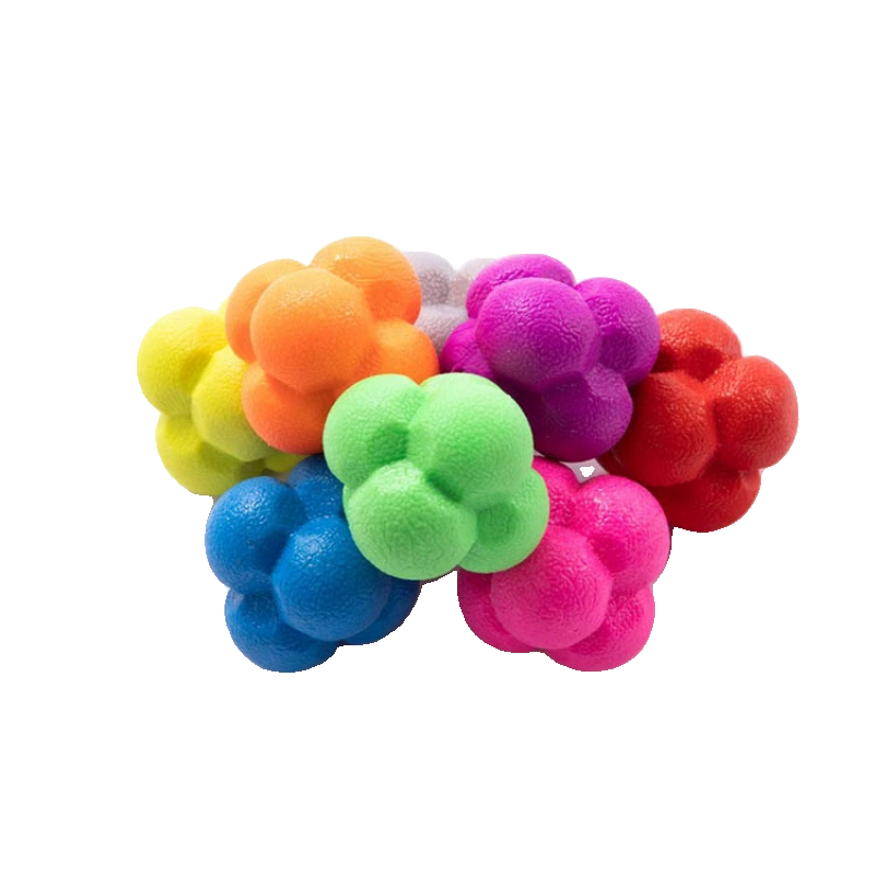 Hexagonal ball reaction ball agile ball training device changes to the ball to reactive children's professional badminton table tennis