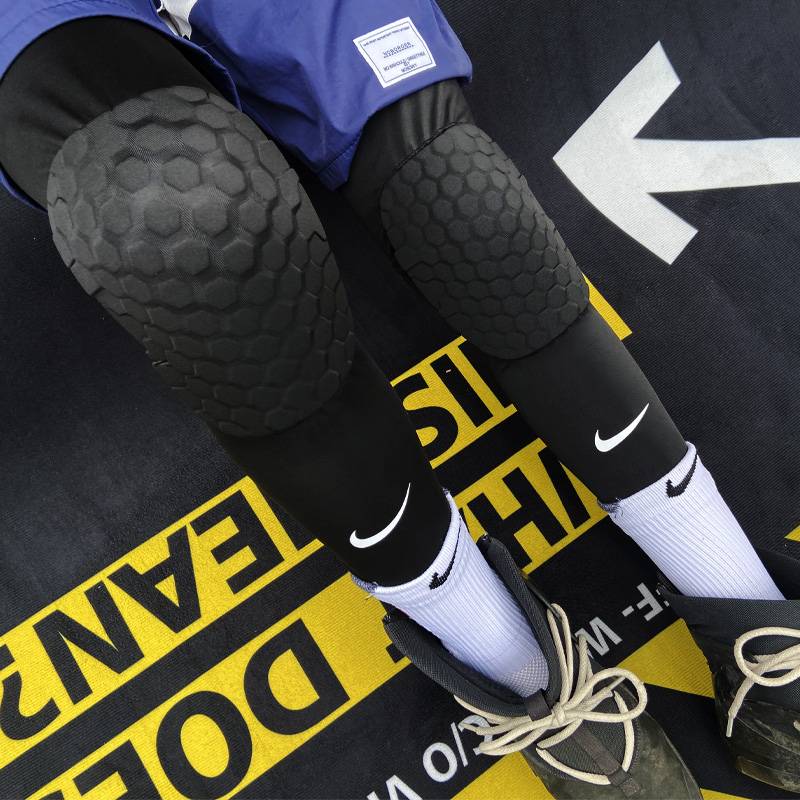 Nike Nike Basketball knee pad honeycomb anti -collision legs and socks, children's long professional men's and women's sports fitness equipment