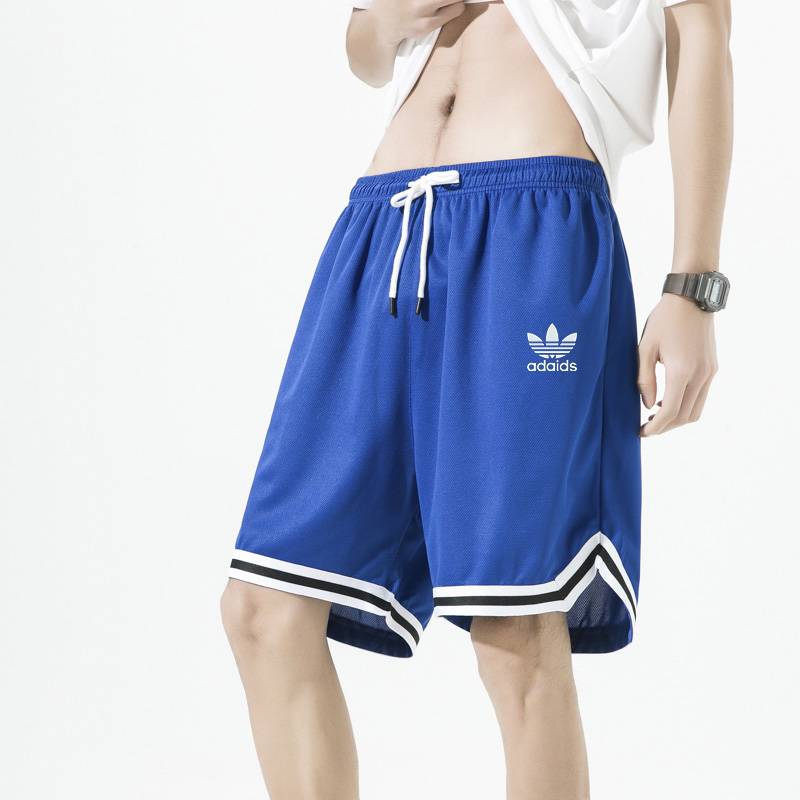 Blue 666 basketball pants