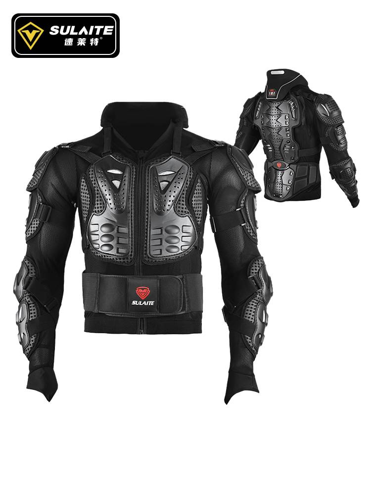 Motorcycle armor coat men's summer breathable off -road guard knee padding protection riding equipment full set of anti -fall clothes