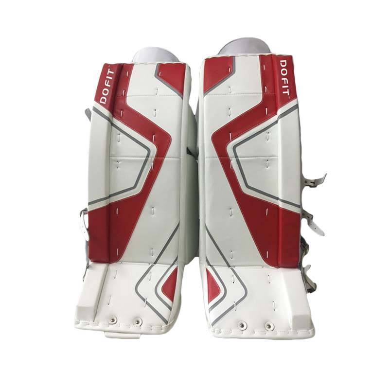 Hockey equipment goalkeeper leggings knee pads, ice hockey leggings adult youth curved hockey equipment