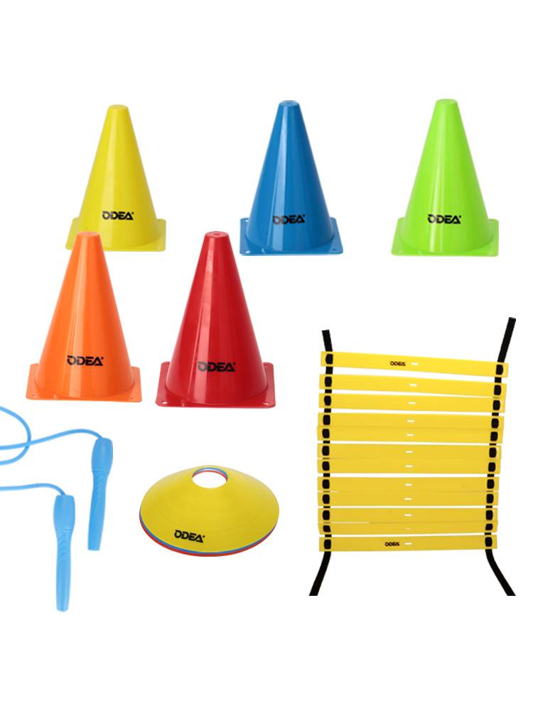 ODEAR Tennis Tennis Training Device Equipment Lab/6m Rope Ladder/Training Rope Jump/Ice Cream Barrel 18cm