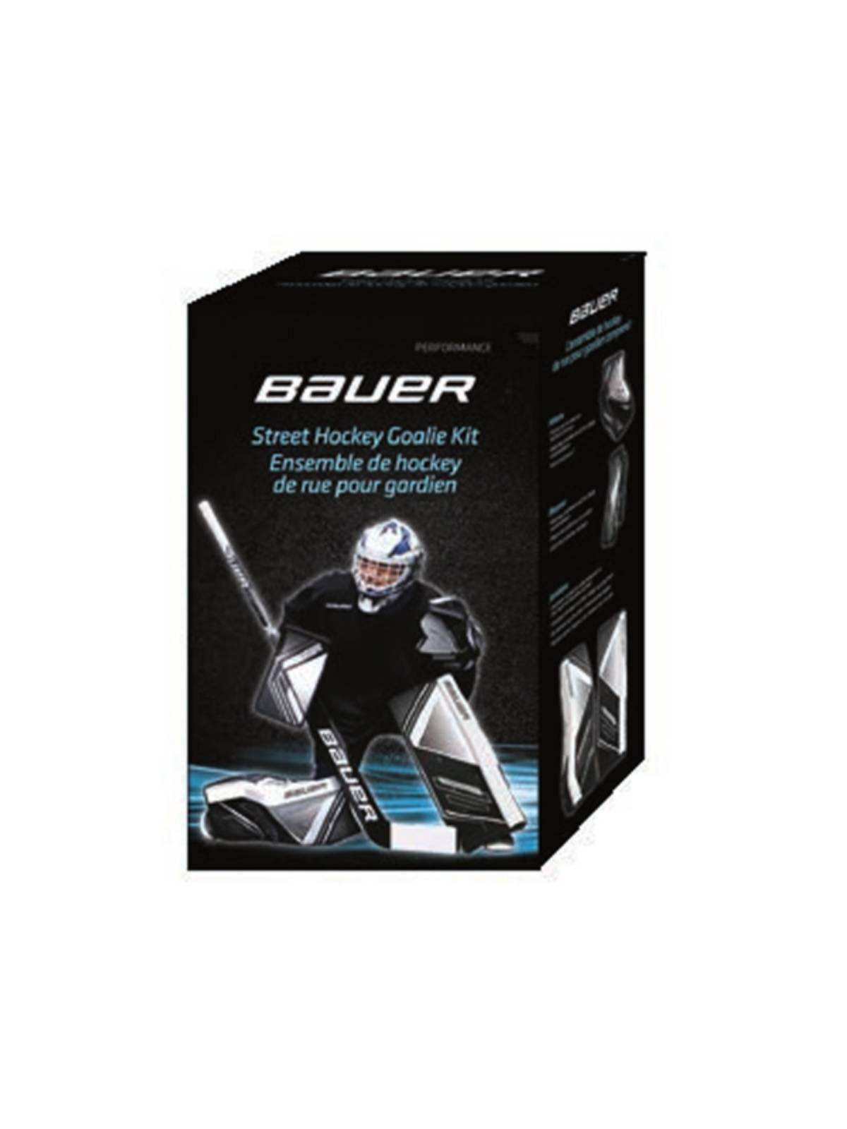 Bauer/Ball's land ice hockey hockey equipment goalkeeper guard set protective set children's hand grasping hand to block legs