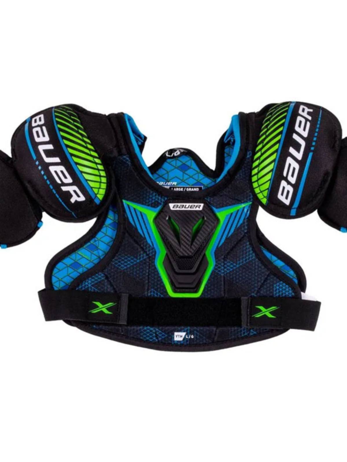 New Bauer X Children's Ice Hockey Protective Set Ball Primary Termid Breast Protective Legs and elbow knee pads three -piece